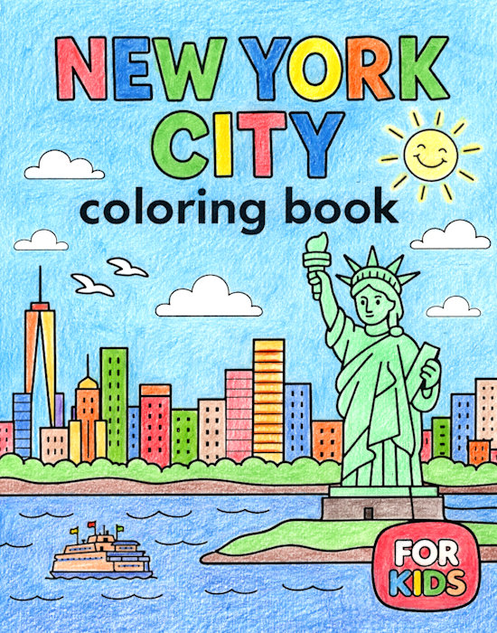 NYC Coloring Book cover