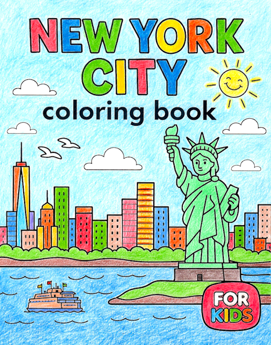 NYC Coloring Book cover